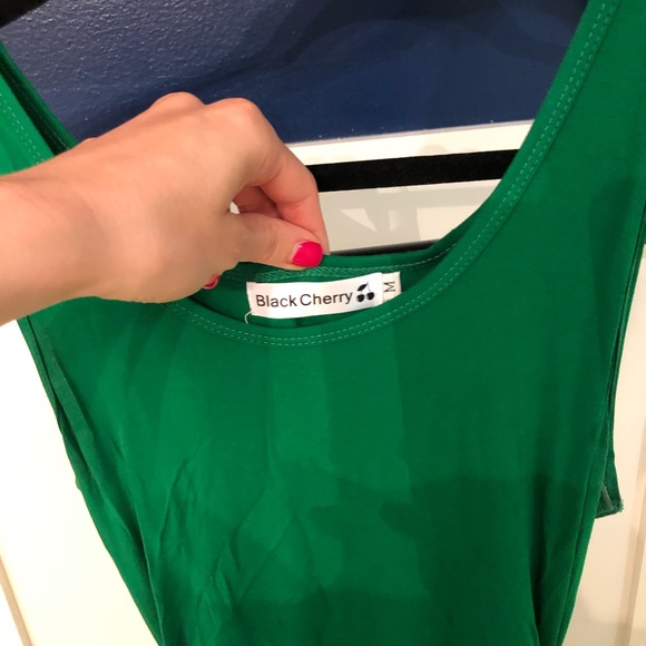 Green body con maternity maxi dress - Picture 3 of 4